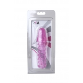Розовая насадка с нежными шипами - 13,5 см. - Toyfa Basic - в Керчи купить с доставкой