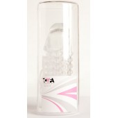 Гелевая прозрачная насадка с 2 отростками - 13 см. - Toyfa Basic - в Керчи купить с доставкой