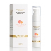 Универсальный массажный гель-смазка Allover Delicious Massage Gel с ароматом персика и аброкоса - 50 мл. - YESforLOV - купить с доставкой в Керчи