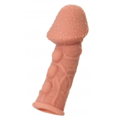 Насадка на фаллос с пузыриками, венками и ребристостью KOKOS Extreme Sleeve 09 - 12,7 см. - KOKOS - в Керчи купить с доставкой
