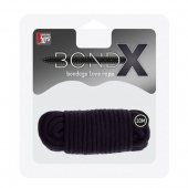 Черная веревка для связывания BONDX LOVE ROPE - 10 м. - Dream Toys - купить с доставкой в Керчи