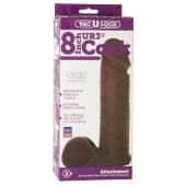 Насадка-реалистик Vac-U-Lock 8  ULTRASKYN Cock - 20,6 см. - Doc Johnson - купить с доставкой в Керчи