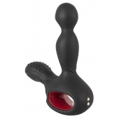 Черный вибромассажер простаты с нагревом и ротацией Prostate Plug - 14,5 см. - Orion - в Керчи купить с доставкой