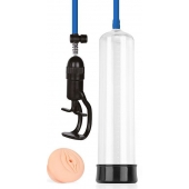 Прозрачная вакуумная помпа Sex Expert с насадкой-вагиной - Sex Expert - в Керчи купить с доставкой