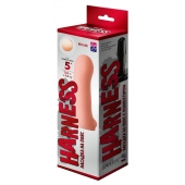 Телесная насадка на Harness с коннектором RED LINE - 13 см. - LOVETOY (А-Полимер) - купить с доставкой в Керчи