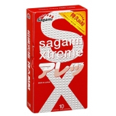 Утолщенные презервативы Sagami Xtreme Feel Long с точками - 10 шт. - Sagami - купить с доставкой в Керчи