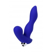 Синий силиконовый вибростимулятор простаты Stroman - 14,5 см. - ToyFa - в Керчи купить с доставкой