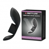 Черное кольцо на пенис с вибрацией Vibration Penis Sleeve - Baile - в Керчи купить с доставкой