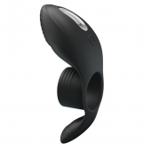 Черное кольцо на пенис с вибрацией Vibration Penis Sleeve - Baile - в Керчи купить с доставкой