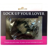 Черные меховые наручники Love с ключиками - Baile - купить с доставкой в Керчи