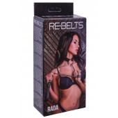 Черный поводок и чокер с кольцом Rada - Rebelts - купить с доставкой в Керчи