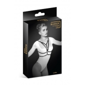 Черная упряжь на грудь Laura - Bijoux Pour Toi - купить с доставкой в Керчи
