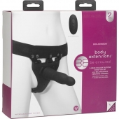 Черный полый вибрострапон Body Extensions BE Aroused - 17,78 см. - Doc Johnson - купить с доставкой в Керчи