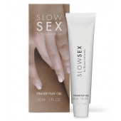Гель для мастурбации с ароматом кокоса Slow Sex Finger Play Gel - 30 мл. - Bijoux Indiscrets - купить с доставкой в Керчи
