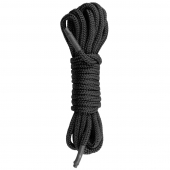 Черная веревка для бондажа Easytoys Bondage Rope - 5 м. - Easy toys - купить с доставкой в Керчи