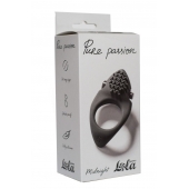 Черное эрекционное виброкольцо Pure Passion Midnight - Lola Games - в Керчи купить с доставкой