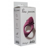 Бордовое эрекционное виброкольцо Pure Passion Midnight - Lola Games - в Керчи купить с доставкой