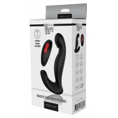 Черный вибромассажер простаты SWIRLING P-PLEASER - Dream Toys - в Керчи купить с доставкой