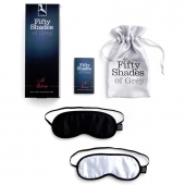 Набор из двух масок на глаза Soft Blindfold Twin Pack - Fifty Shades of Grey - купить с доставкой в Керчи