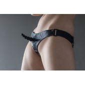 Черные трусики Better с анальной насадкой - 8 см. - Lola Games - купить с доставкой в Керчи