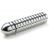 Рельефный фаллос для интенсивного электросекса Groovey George - 20 см. - MyStim - купить с доставкой в Керчи