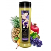 Массажное масло Libido Exotic Fruits с ароматом экзотических фруктов - 240 мл. - Shunga - купить с доставкой в Керчи