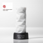 Белый 3D мастурбатор POLYGON - Tenga - в Керчи купить с доставкой