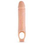 Телесный реалистичный фаллоудлинитель 10 Inch Silicone Cock Sheath Penis Extender - 25,4 см. - Blush Novelties - в Керчи купить с доставкой