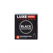 Черные презервативы LUXE Royal Black Collection - 3 шт. - Luxe - купить с доставкой в Керчи