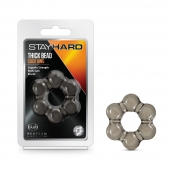 Дымчатое эрекционное кольцо Stay Hard Thick Bead Cock Ring - Blush Novelties - в Керчи купить с доставкой