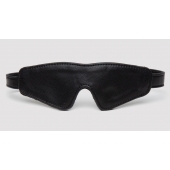 Черная плотная маска на глаза Bound to You Faux Leather Blindfold - Fifty Shades of Grey - купить с доставкой в Керчи