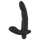 Черный вибромассажер простаты Naughty Finger Prostate Vibe - 13,8 см. - Orion - в Керчи купить с доставкой