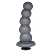 Черная насадка-елочка PLATINUM 6  - 17 см. - LOVETOY (А-Полимер) - купить с доставкой в Керчи