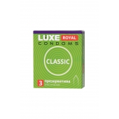 Гладкие презервативы LUXE Royal Classic - 3 шт. - Luxe - купить с доставкой в Керчи