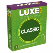Гладкие презервативы LUXE Royal Classic - 3 шт. - Luxe - купить с доставкой в Керчи