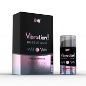 Жидкий интимный гель с эффектом вибрации Vibration! Bubble Gum - 15 мл. - INTT - купить с доставкой в Керчи