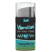 Жидкий интимный гель с эффектом вибрации Vibration! Gin   Tonic - 15 мл. - INTT - купить с доставкой в Керчи