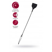 Черный гладкий стек с тонкой ручкой - 48 см. - ToyFa - купить с доставкой в Керчи