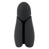 Черный силиконовый вибромастурбатор с нагревом Masturbator with 2 Functions - Orion - в Керчи купить с доставкой