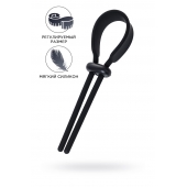 Черное эрекционное лассо на пенис Keb - A-toys - в Керчи купить с доставкой