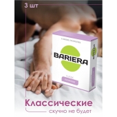 Классические презервативы Bariera Classic - 3 шт. - Bariera - купить с доставкой в Керчи