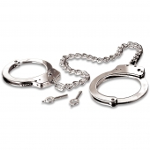 Металлические наручники Metal Leg Cuffs - Pipedream - купить с доставкой в Керчи