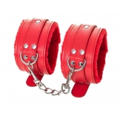 Красные оковы Anonymo из искусственной кожи - ToyFa - купить с доставкой в Керчи