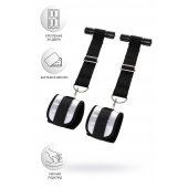 Черно-серебристые фиксаторы для рук на дверь Anonymo - ToyFa - купить с доставкой в Керчи