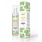 Разогревающее массажное масло Gourmet Spearmint Organic с органическими ингредиентами - 50 мл. - Exsens - купить с доставкой в Керчи