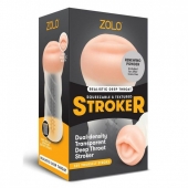 Мастурбатор-ротик ZOLO DEEP THROAT - Zolo - в Керчи купить с доставкой