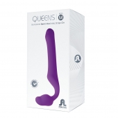 Лиловый безремневой страпон Queens M - Adrien Lastic - купить с доставкой в Керчи