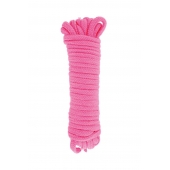 Розовая веревка для связывания Sweet Caress Rope - 10 метров - Sweet Caress - купить с доставкой в Керчи