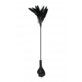 Двусторонний стек-щекоталка Sweet Caress Feather Whip - 58 см. - Sweet Caress - купить с доставкой в Керчи
