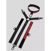 Ошейник с наручниками Reversible Faux Leather Collar and Wrist - Fifty Shades of Grey - купить с доставкой в Керчи